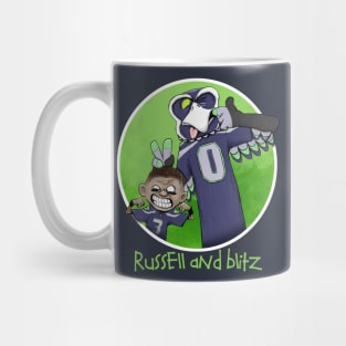 Russell Wilson and Blitz Mug